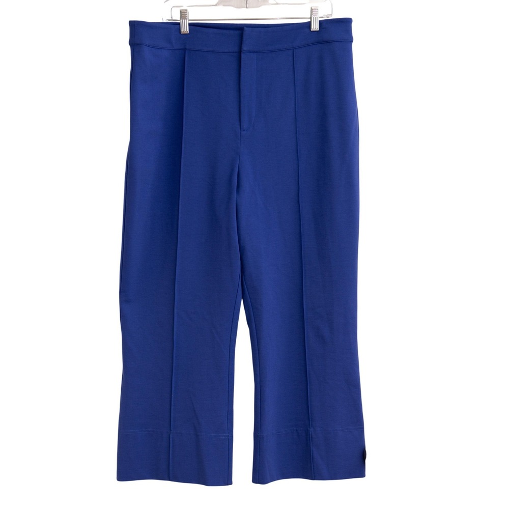 Emily McCarthy NEW Blue Wide Leg Pants XL Chic Professional Quiet Luxury Preppy